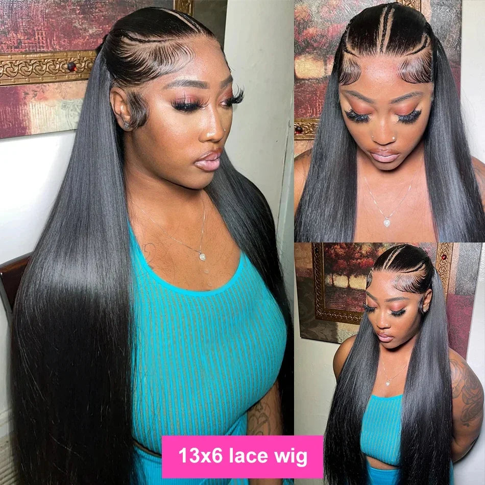 SHAYLA | Straight HD Transparent 13x6 Lace Front Wig 100% Raw Human