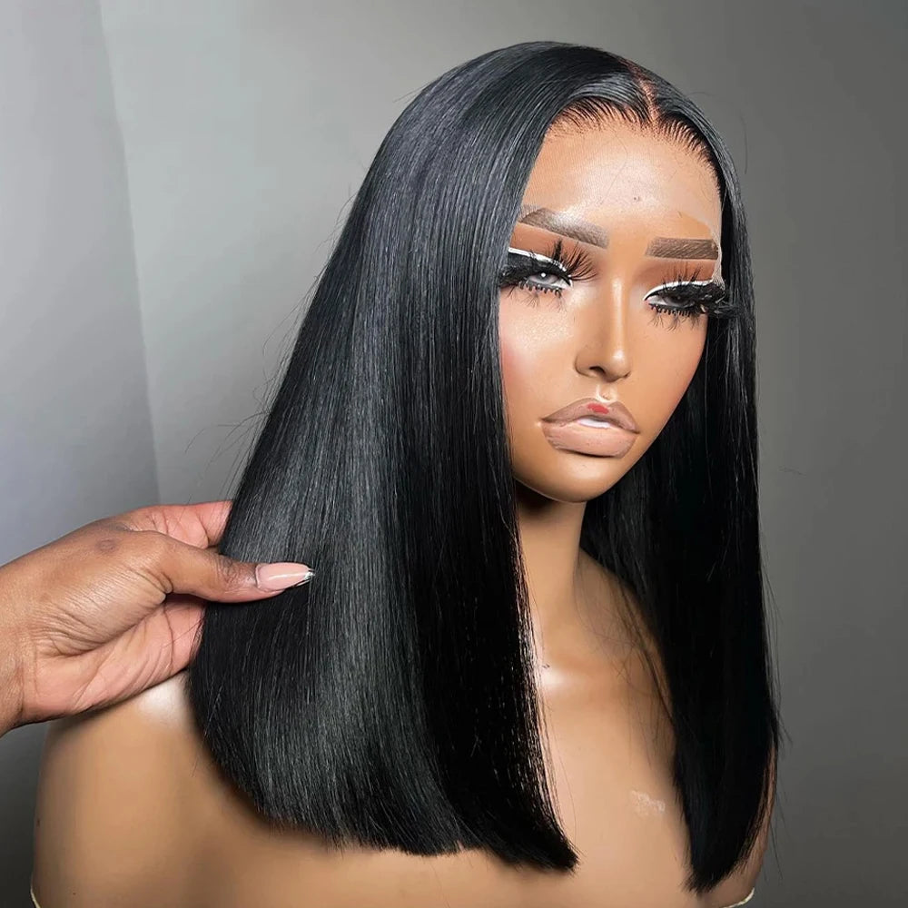 MUSA | Bob Lace Front Wig Human Hair Straight 180%