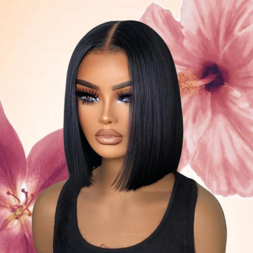 MUSA | Bob Lace Front Wig Human Hair Straight 180%